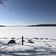 Blue Creek iced over