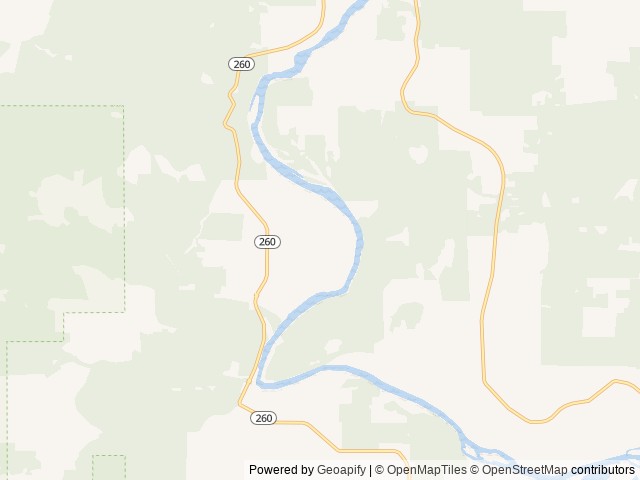 Map of Griffin Park location at Grants Pass, OR, United States