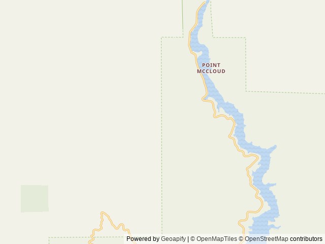 Map of Hirz Mountain Lookout location at Redding, CA, United States