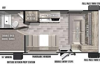 2020 Forest River RV Wildwood FSX 179DBKX