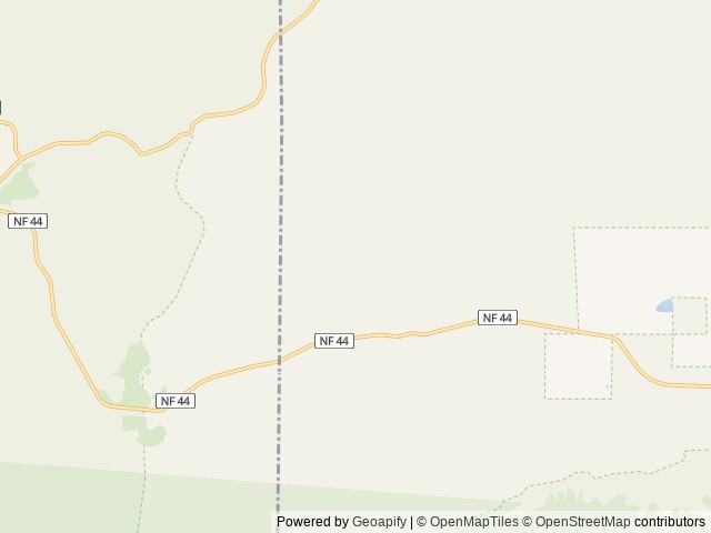 Map of Fivemile Butte Lookout location at Mt. Hood, OR, United States