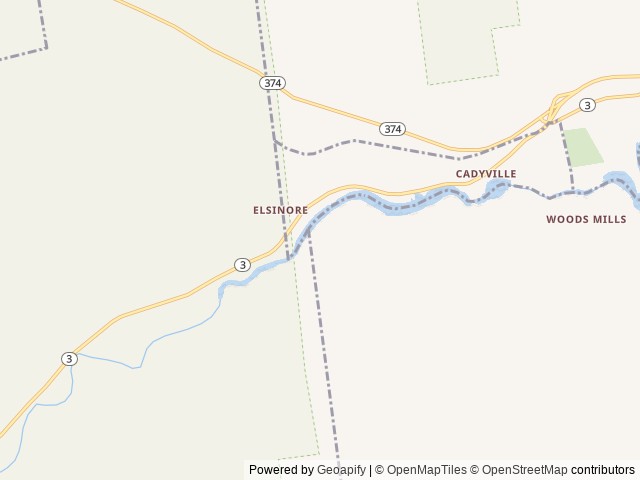 Map for 2020 Forest River RV Surveyor Legend 203RKLE near Cadyville, VT