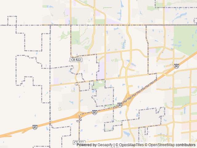 Map of Timberline RV Campground location at Waukee, IA, United States