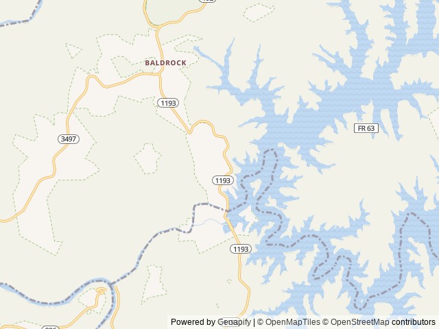 Map of Laurel River Lake Picnic Area location at London, KY, United States