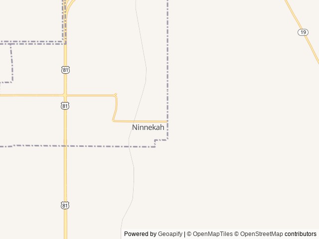 Map for 2021 Dutchman RV **Up to 10 People** near Ninnekah, OK
