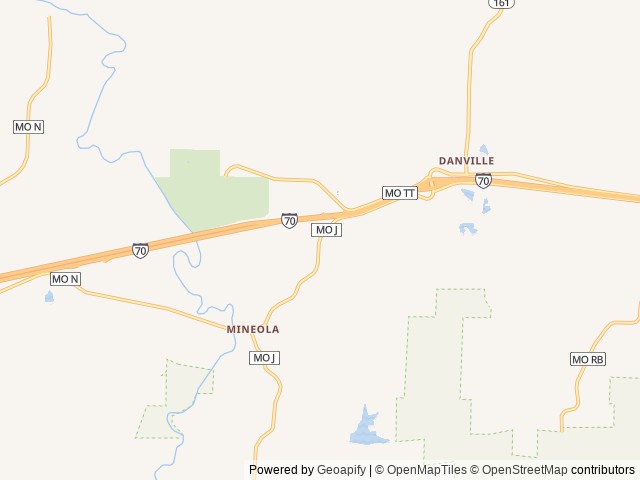 Map of Lazy Day Campground location at Montgomery City, MO, United States