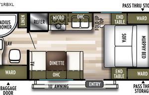 2019 Forest River RV Wildwood X-Lite 171RBXL