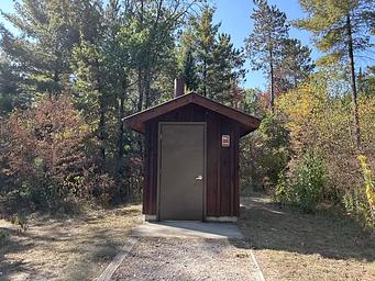 A photo of bathroom Au Sable Loop Campground