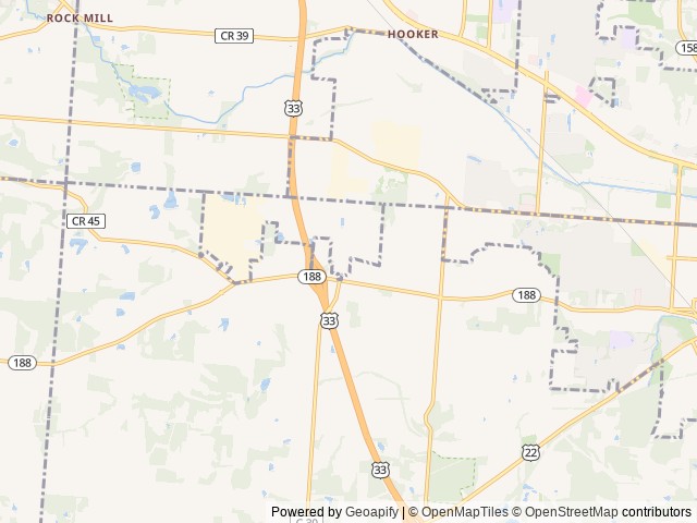 Map of Love's RV Hookup-Lancaster OH 872 location at Lancaster, OH, United States