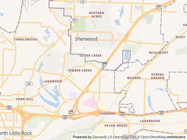 Map for 2021 No Boundaries NB19.6 near North Little Rock, AR