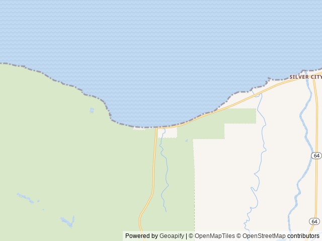 Map of Union River Big Bear Campground location at Ontonagon, MI, United States