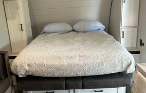 Cute little Murphy bed and bunk house