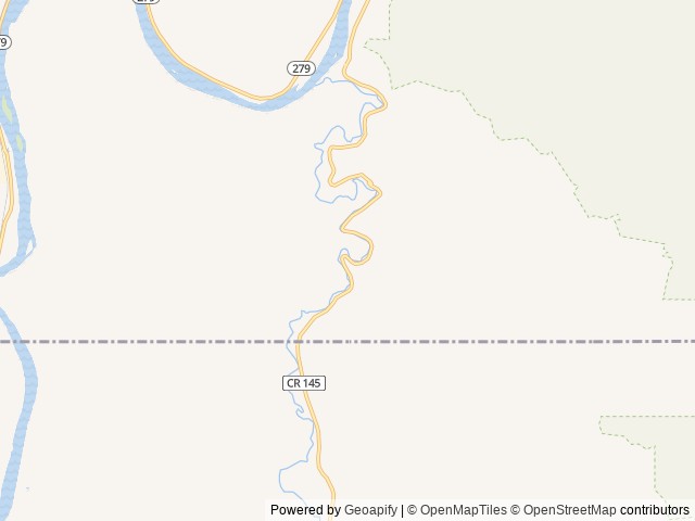 Map of Hunter Canyon Group Site location at Moab, UT, United States