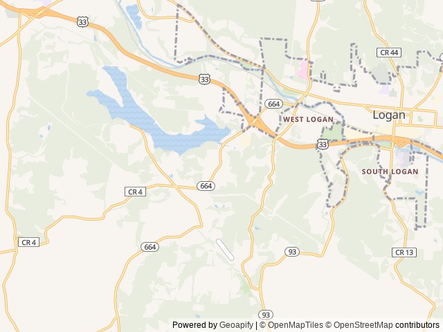 Map of Hilltop Resorts location at New Marshfield, OH, United States