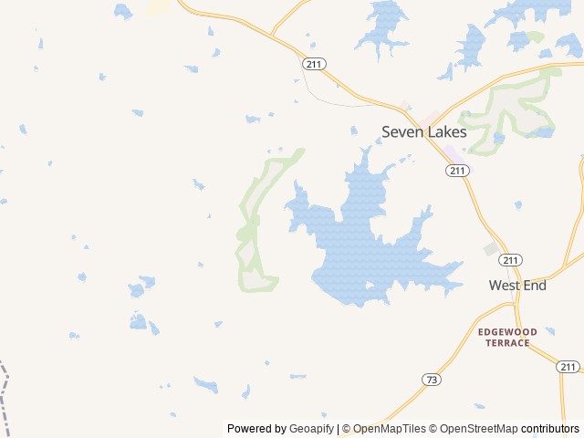 Map for 2020 Heartland North Trail 33BKSS near Seven Lakes, NC