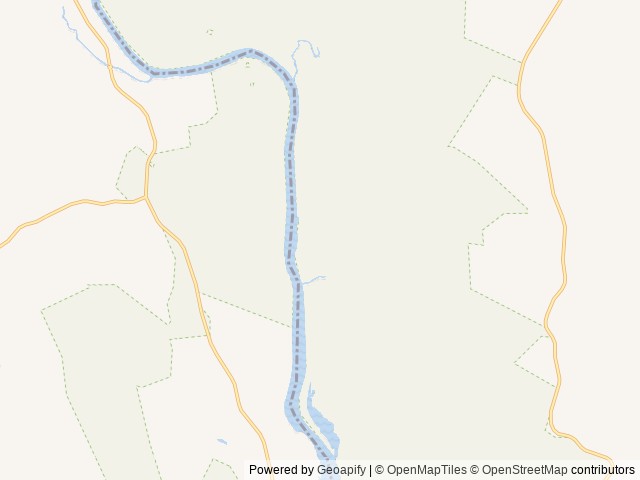 Map of Woods Ferry Campground (SC) location at Whitmire, SC, United States