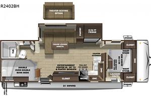 2020 Highland Ridge RV Mesa Ridge Lite MR2402BH