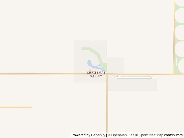 Map of Lakeside Motel & RV Park location at Christmas Valley, OR, United States