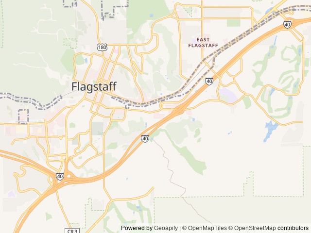 Map of Flagstaff Mountain Campground & RV location at Flagstaff, AZ, United States