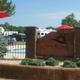 View of the pool at Camp Mi Casa, the original Route 66 RV park in Carthage, MO.