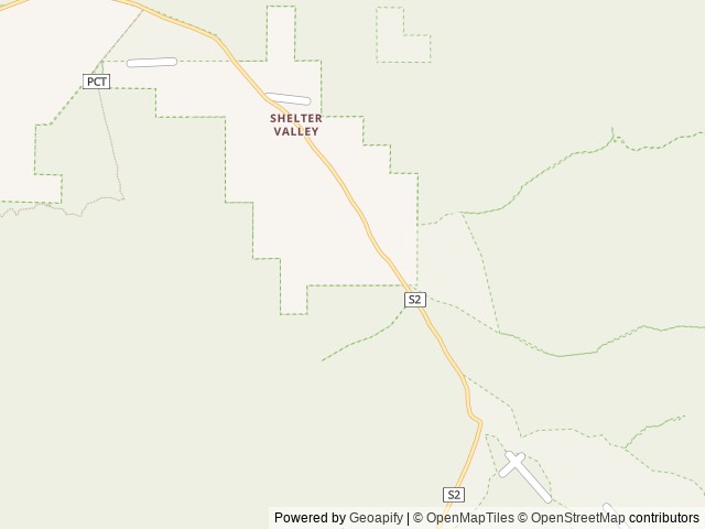 Map of Stagecoach Trails RV Park location at Julian, CA, United States