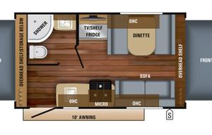 GOES WHERE OTHER RVs CAN’T ONLY 3,950 lb & 18 ft