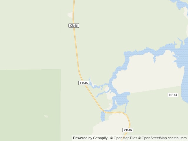 Map of North Davis Creek Campground location at Coburg, OR, United States