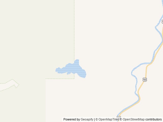 Map of Williams Lake Campground location at Salmon, ID, United States