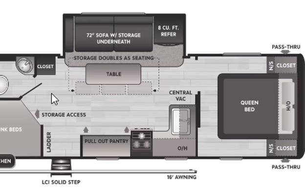 2022 Keystone RV Hideout 25DBWE