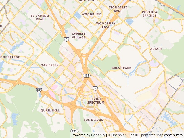 Map for 2025 Heartland Mallard 17 near Irvine, CA