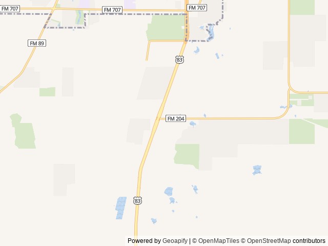 Map of Silo RV Resort location at Abilene, TX, United States