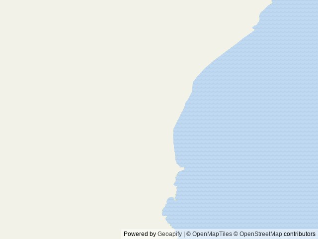 Map of Freds Creek Cabin location at Sitka, AK, United States