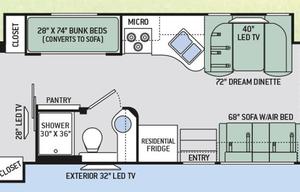 2013 Thor Palazzo Diesel Pusher Bunkhouse