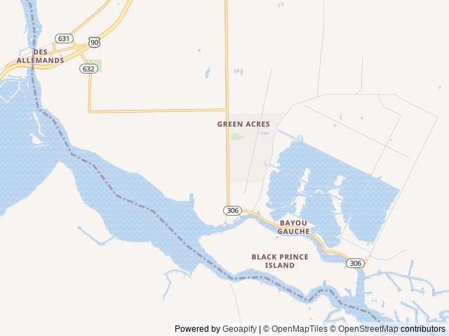 Map for 2018 Greyhawk 31FS near Des Allemands, LA