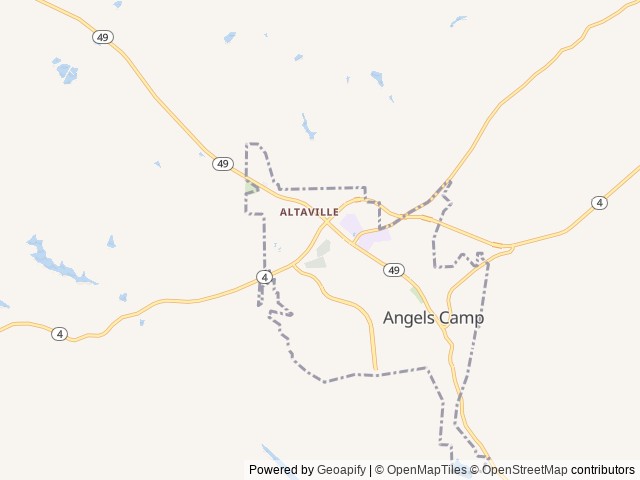Map for 2018 Forest River RV Cherokee Grey Wolf 22MKSE near Angels Camp, CA