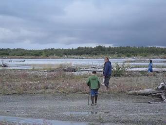 Flats infront of the cabin