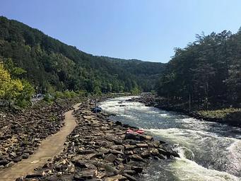 Whitewater rafting at the nearby Ocoee Whitewater Center