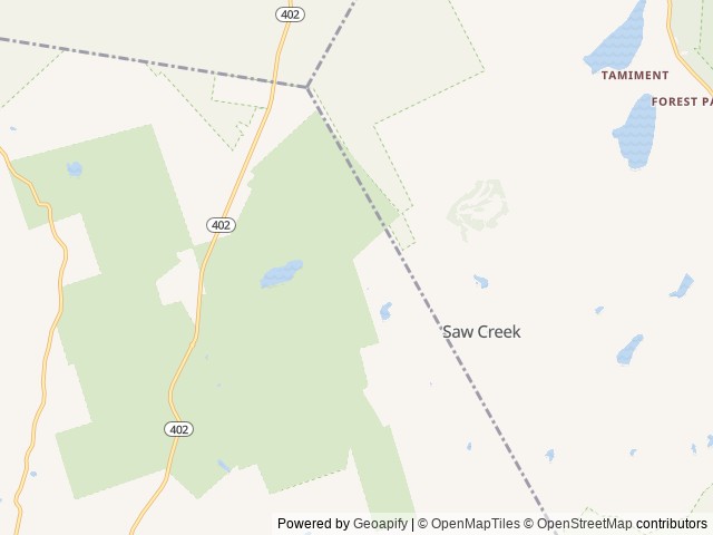 Map of Timothy Lake North RV Resort location at East Stroudsburg, PA, United States
