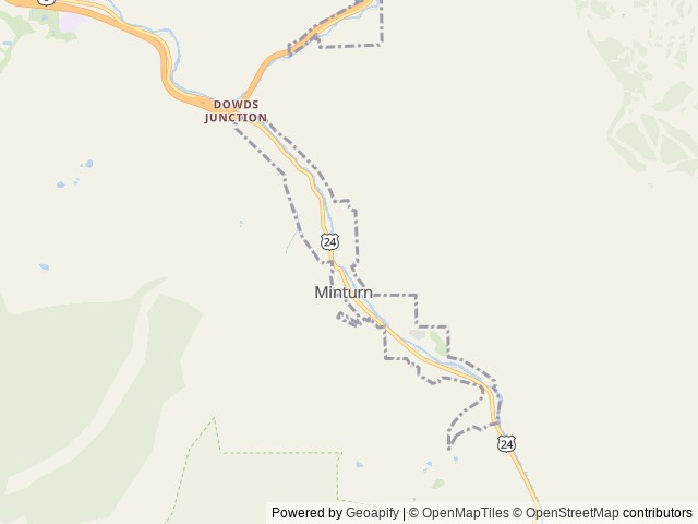 Map for 1988 Skyline Nomad Classic Camper Adventure near Minturn, CO