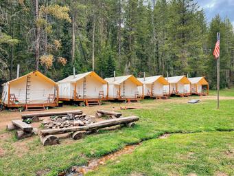 Glamping on the Greys