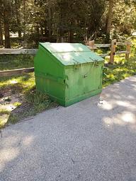 Black Bear Group Campground: trash disposal