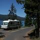 Diamond Lake Campground campsites for RVs and trailers