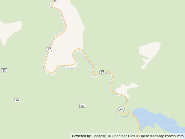 Map of Cobble Rock Campground location at Prineville, OR, United States