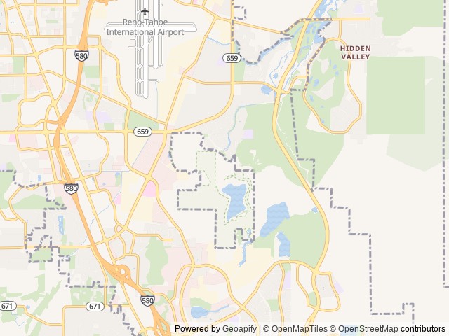 Map for 2024 Prime Time RV Avenger LT 17BHS near Reno, CA