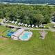 white oak campground drone photo