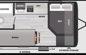 2025 Keystone Colman 13B bunkhouse