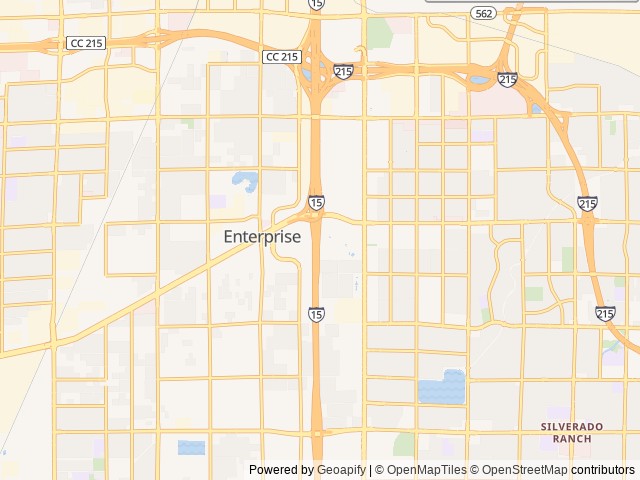 Map of Oasis Las Vegas RV Resort location at Las Vegas, NV, United States