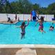 Jumping in the pool