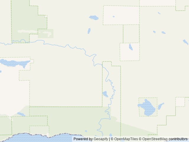 Map of East Bluff Bike Park and Campground location at Copper Harbor, MI, United States