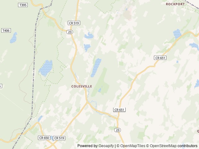 Map of Sun Retreats Pleasant Acres Farms location at Sussex, NJ, United States